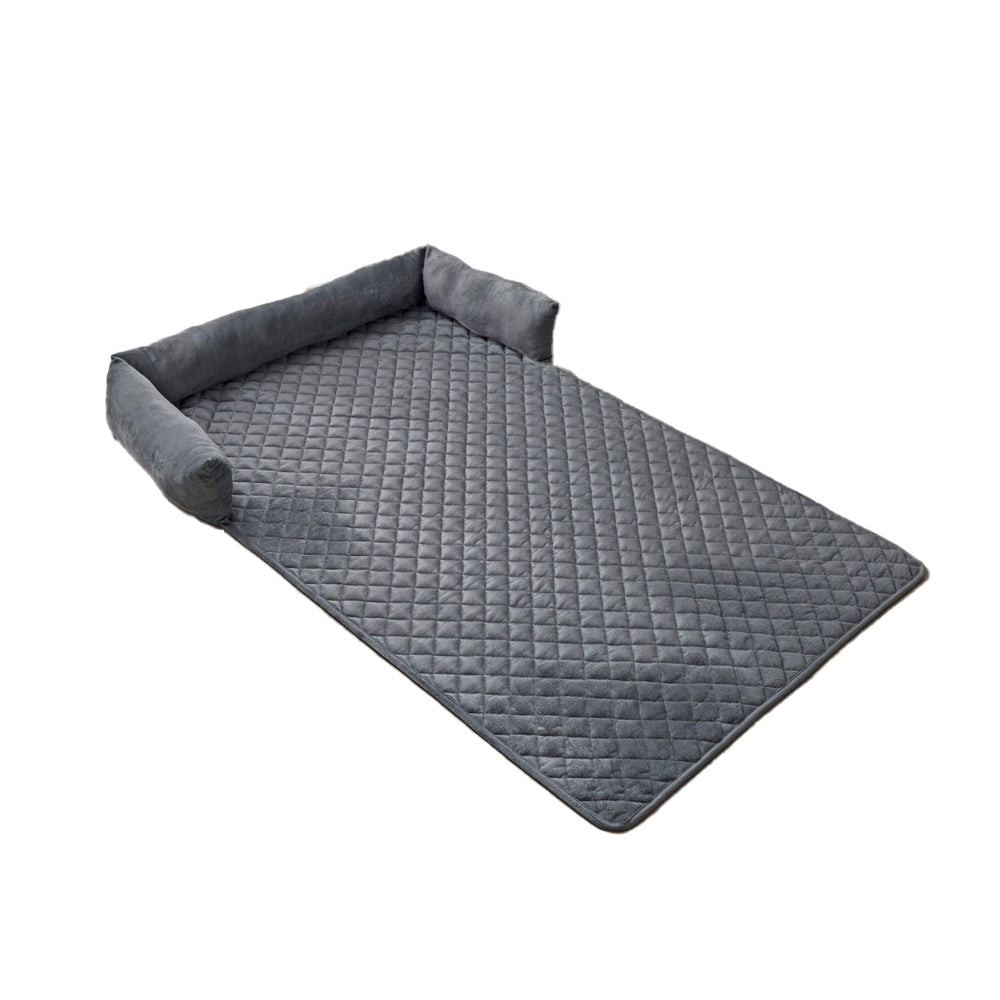 PETSWOL Plush Pet Sofa Cushion with Pillow - Ultimate Comfort for Your Pet - SEKSI