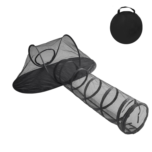 PETSWOL Portable Cat Tent With Tunnel - Spacious Outdoor Retreat For Cats And Small Pets - SEKSI