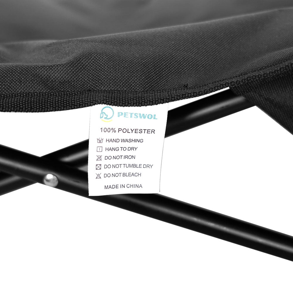 PETSWOL Portable Elevated Dog Bed-Foldable Design,Durable Material,Travel-Friendly - SEKSI