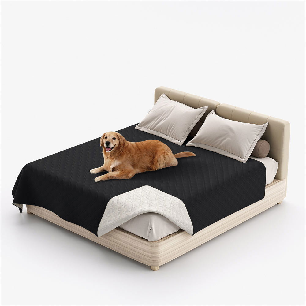 PETSWOL Waterproof Dog Bed Cover and Pet Blanket for Furniture, Bed, Couch, and Sofa - SEKSI