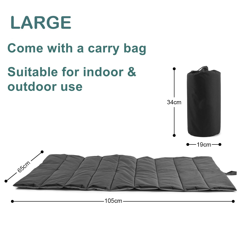 PETSWOL Waterproof & Portable Outdoor Dog Bed - Large Size 105x65cm - SEKSI