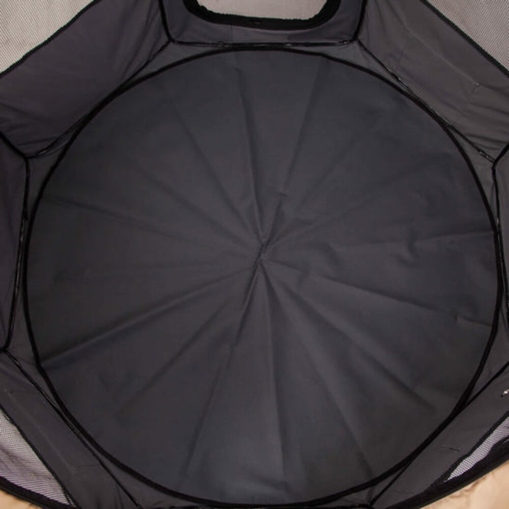 Pet Dog Portable Soft Playpen Crate Cage XL GREY - SEKSI