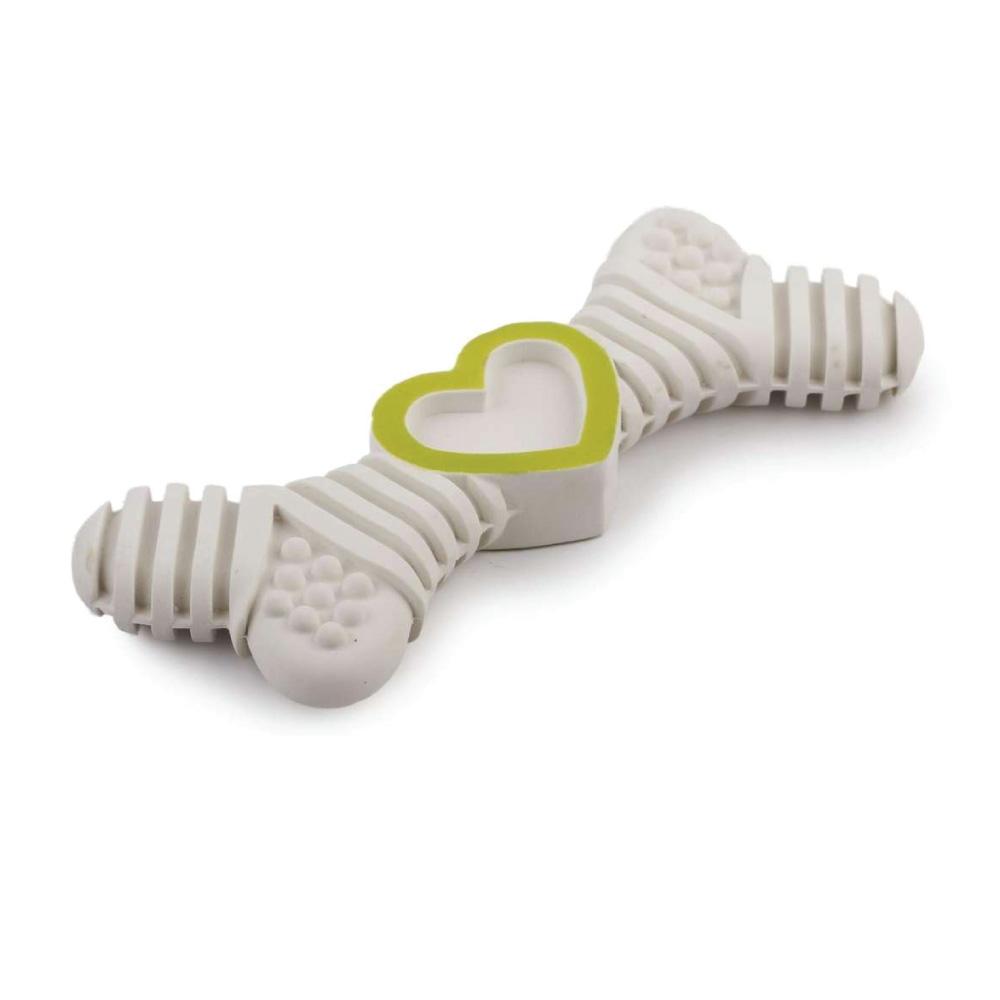 Puppy Chew Bone - Latex Teething Biting + Chewing Dog White Toy AFP - SEKSI