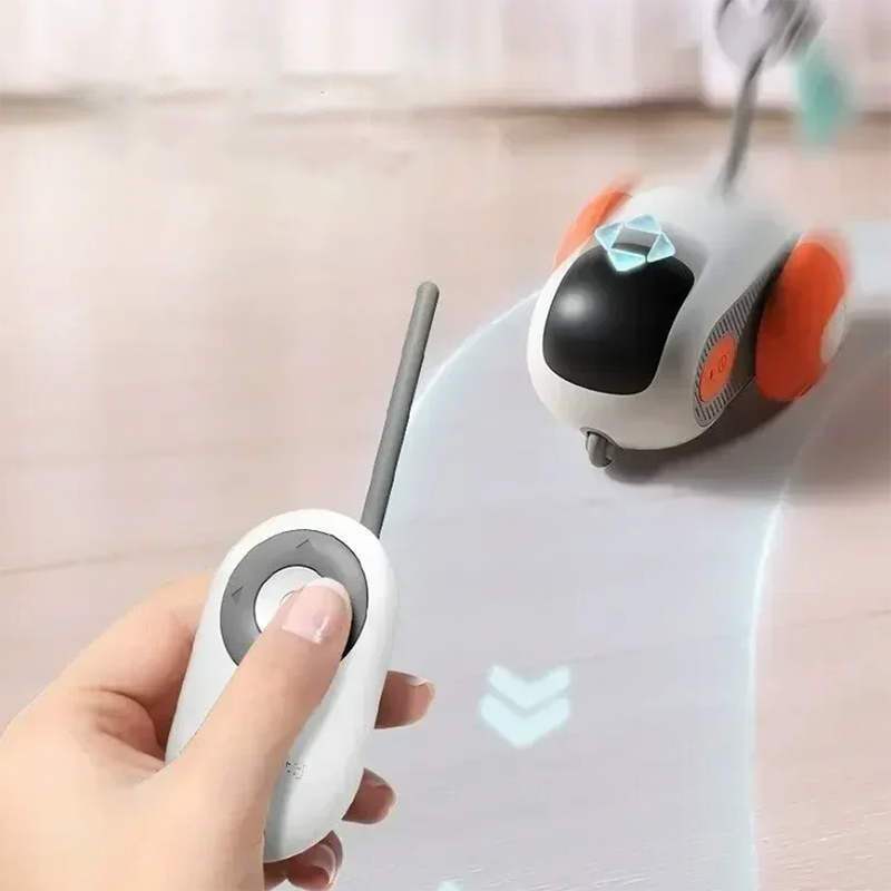 Rechargeable Interactive Remote Control Toy Car for Cats - SEKSI