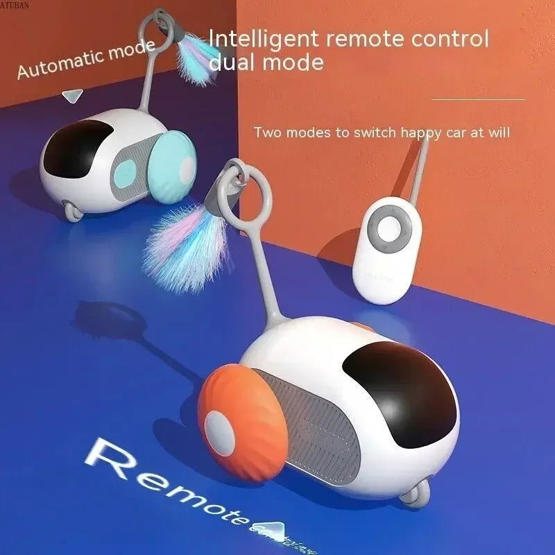 Rechargeable Interactive Remote Control Toy Car for Cats - SEKSI