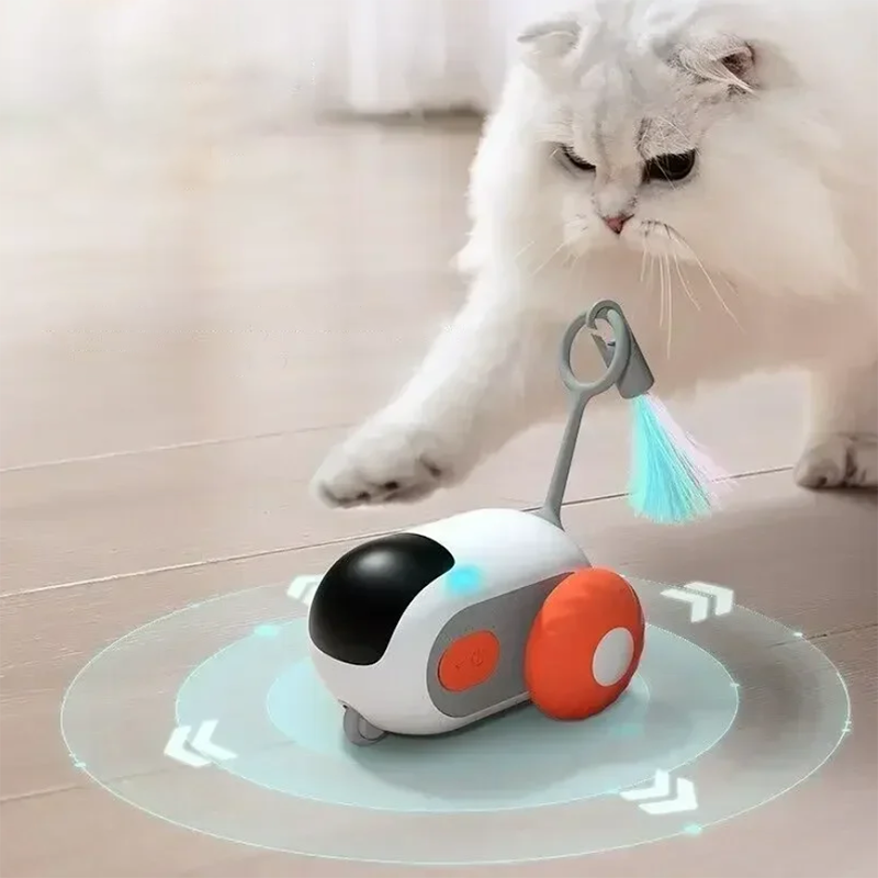 Rechargeable Interactive Remote Control Toy Car for Cats - SEKSI