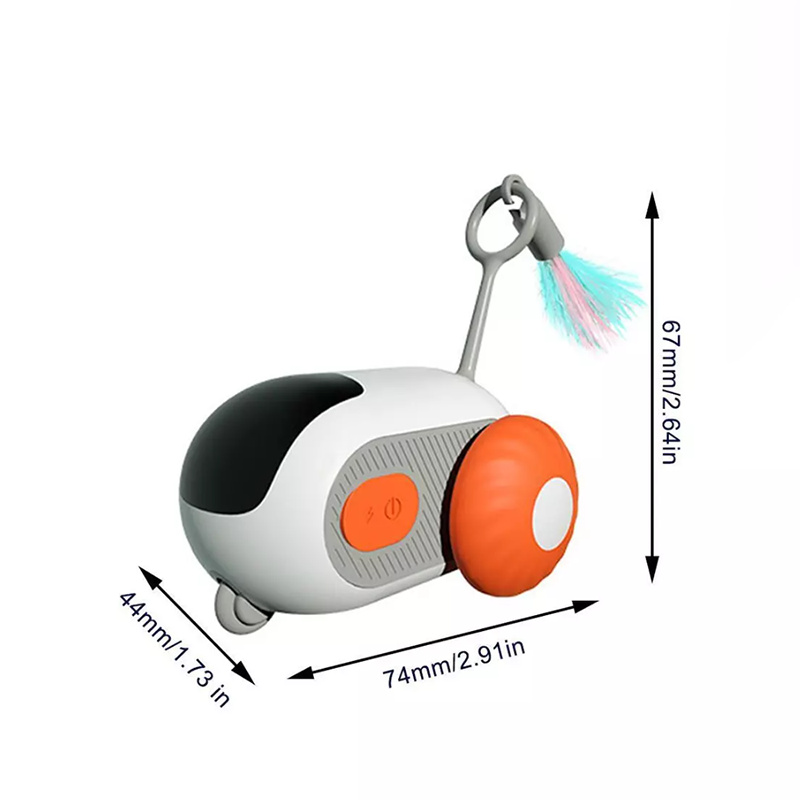 Rechargeable Interactive Remote Control Toy Car for Cats - SEKSI