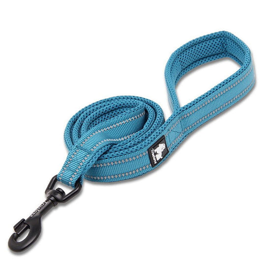 Reflective Pet Leash 2 meters Blue M - SEKSI