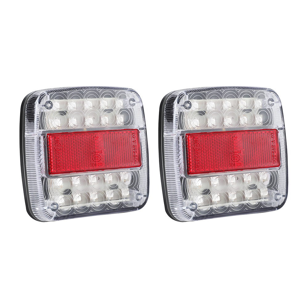 Giantz Pair 26 LED Tail Lights Stop Reverse Indicator 12V Ute Trailer Truck