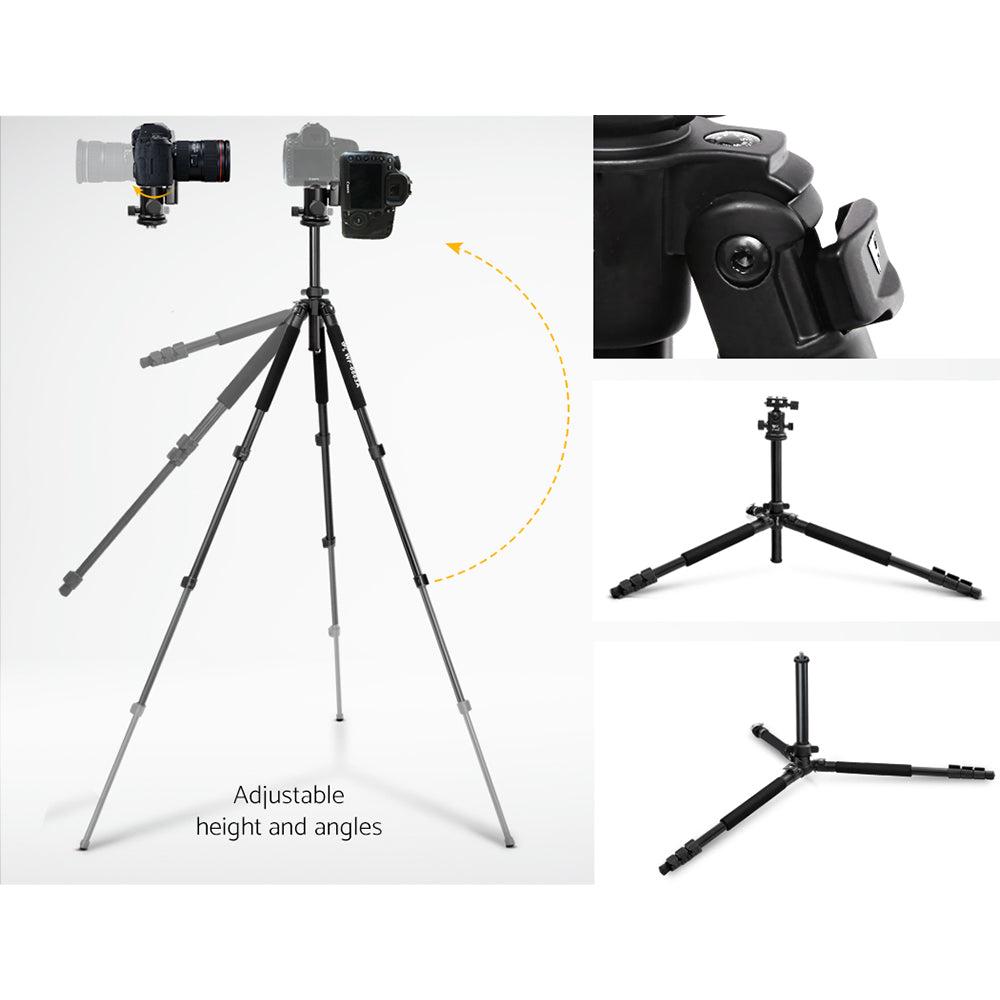 Weifeng Professional Camera Tripod Stand Mount DSLR Travel Adjustable 64-173cm