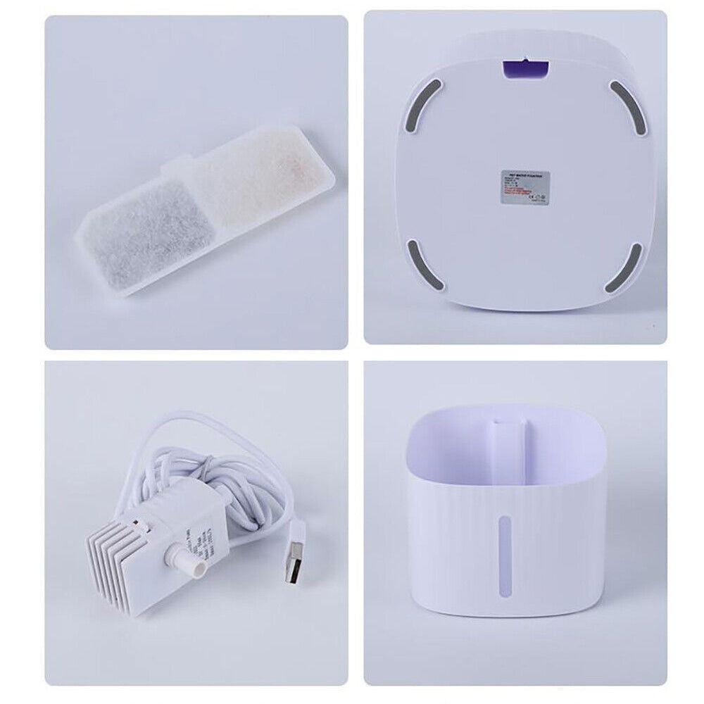 USB Powered Large Capacity Noise Free Pet Water Fountain - SEKSI