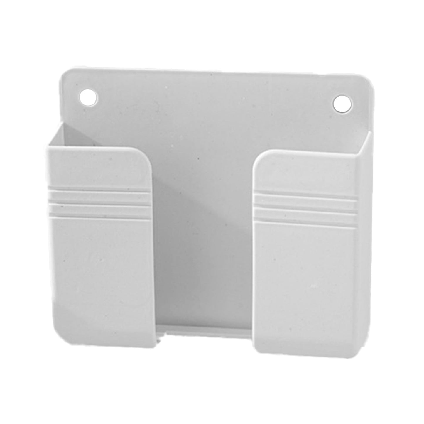 Rack , Wall Mount Phone Holder Phone Stand with Self Adhesive. Phone Holder for Shower Charging and Rv for Iphone and Android White