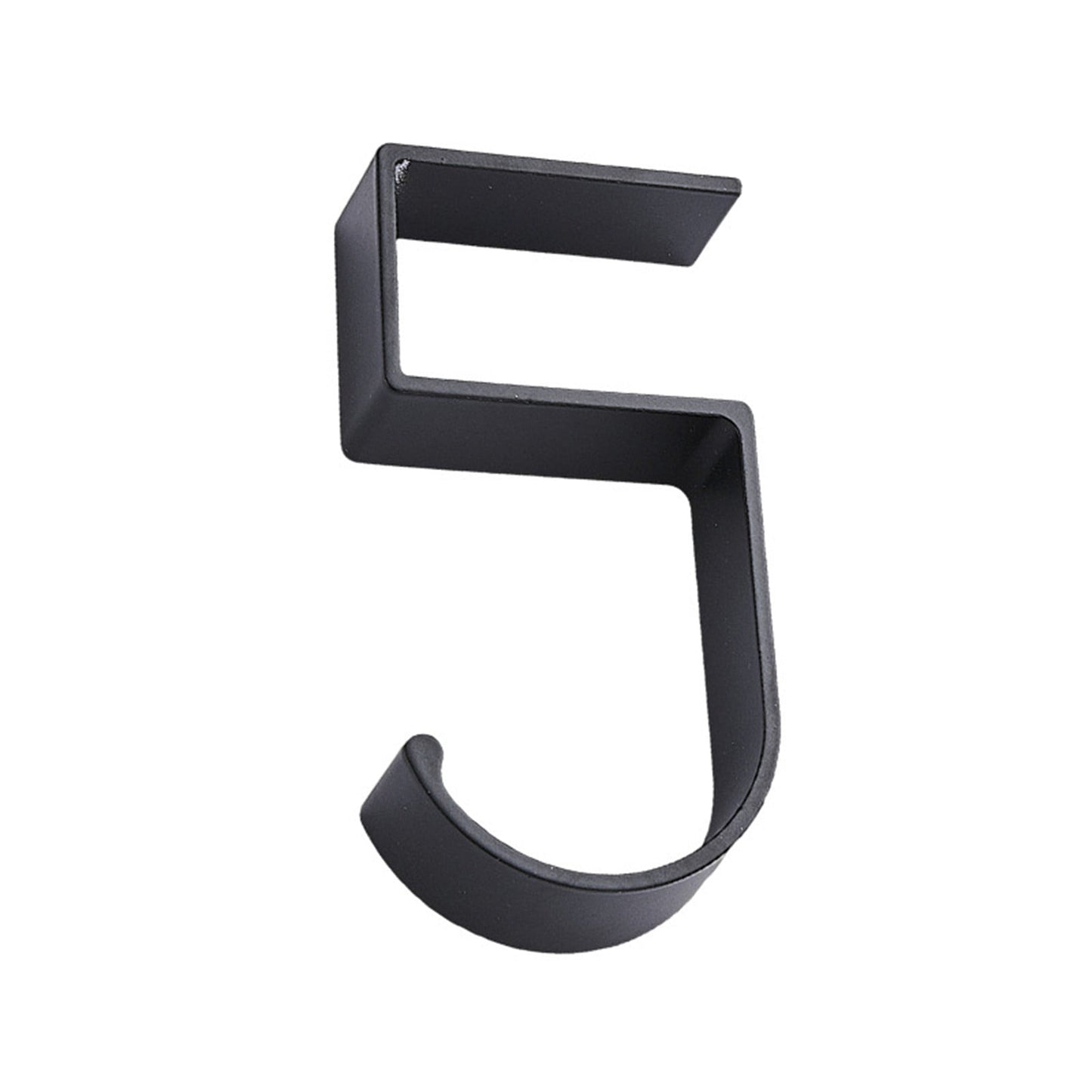 Purse Hook for Table, Heavy Duty Alloy Desk Bag Mount Hanger, Multi-Purpose Handbag Holder for Desktop Organizer Backpacks Headphones Keys Umbrellas Water Bottles Hanging, 1 Pack, 1.85x3.94 1.85" x 3.94" Black