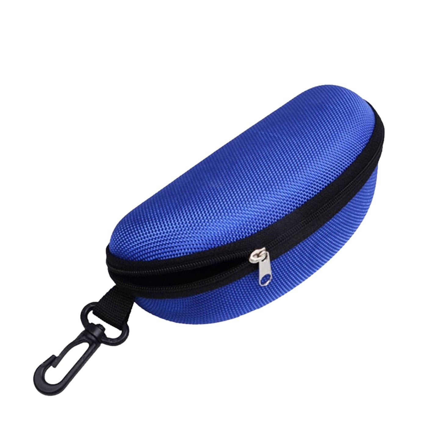 1 Pcs Eyeglass Sunglasses Cases,Sunglasses Case,Portable Travel Zipper Eyeglasses Frame,Glasses Case Hook For Mens And Womens,Portable Eyeglasses Case With Zipper,Hard Sunglasses Case,Black Hot Pink