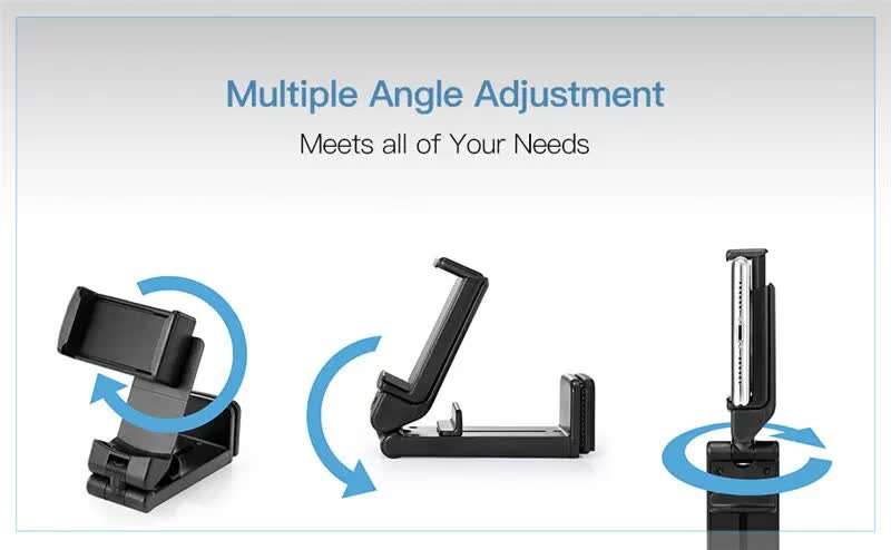 Airplane Phone Holder - Phone Stand Desk - Table - Cell Phone Holder - Stand - 360 Degree Rotatable - Travel - Suitable for Tabletops and Trays - Green