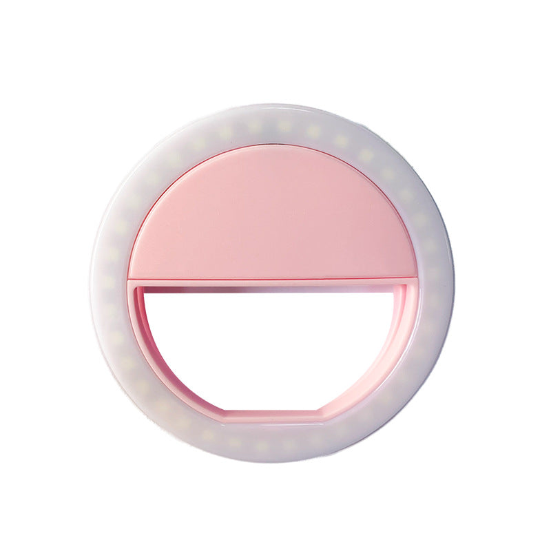 LED Ring Light 85mm - Universal & Adjustable - Selfie Ring Light for Phone - Selfie Ring Light for Streaming - Makeup Lamp Round Light - Portable Ring Light - Cheap Studio Lamp