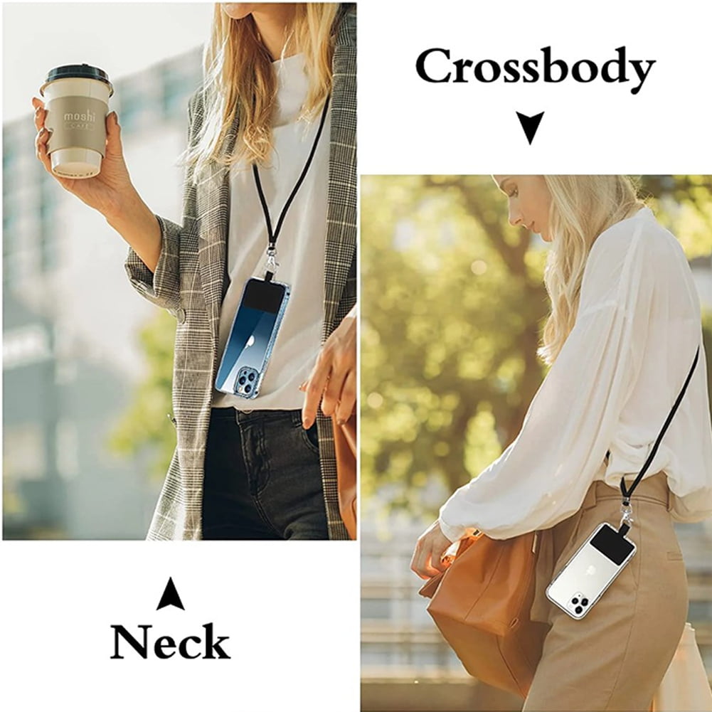 Mightlink Phone Lanyard,Universal Crossbody Cell Phone Lanyards Adjustable Shoulder Neck Straps,Cell Phone Lanyard Compatible for All Smartphones Wine Red