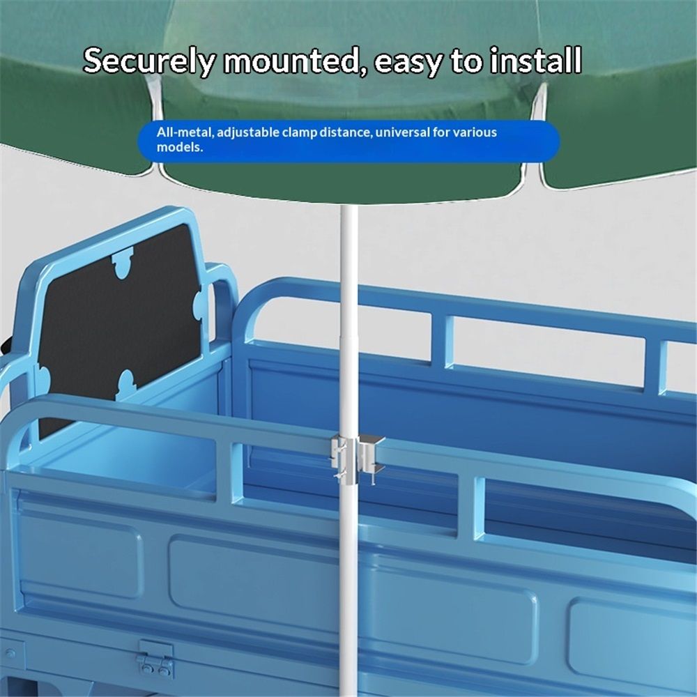 Deck Umbrella Clamp, Patio Umbrella Stand Clip, Balcony Parasol Holder, Patio Balcony Umbrella Stand Clip