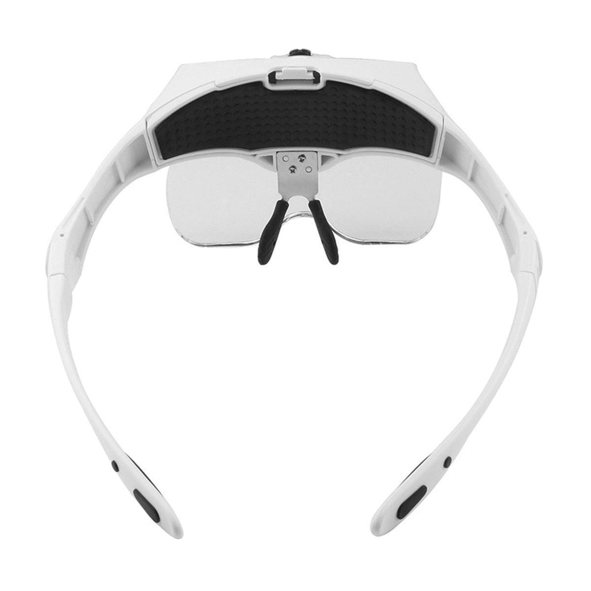 Hands Free Headband Magnifying Glass, USB Charging Head Magnifier with LED Light Jewelry Craft Watch Hobby 5 Lenses 1.0X 1.5X 2.0X 2.5X 3.5X (Upgraded Version)
