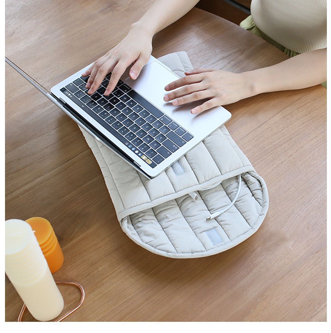 Laptop Sleeve Set 9.7-11 inches Grey white, Protective Carrying Case for Men and Women, Cute Case Bag Compatible with Laptops