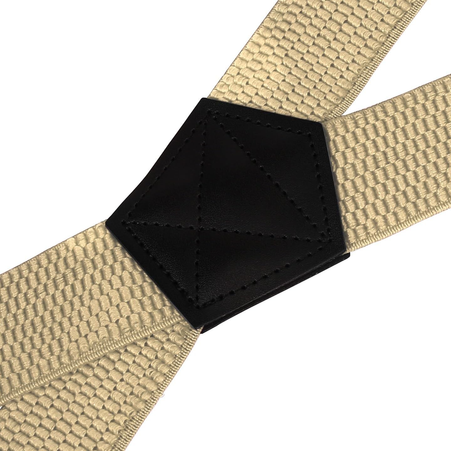 3.8cm four clip heavy-duty work shoulder strap X-shaped invisible back strap adjustable back strap beige