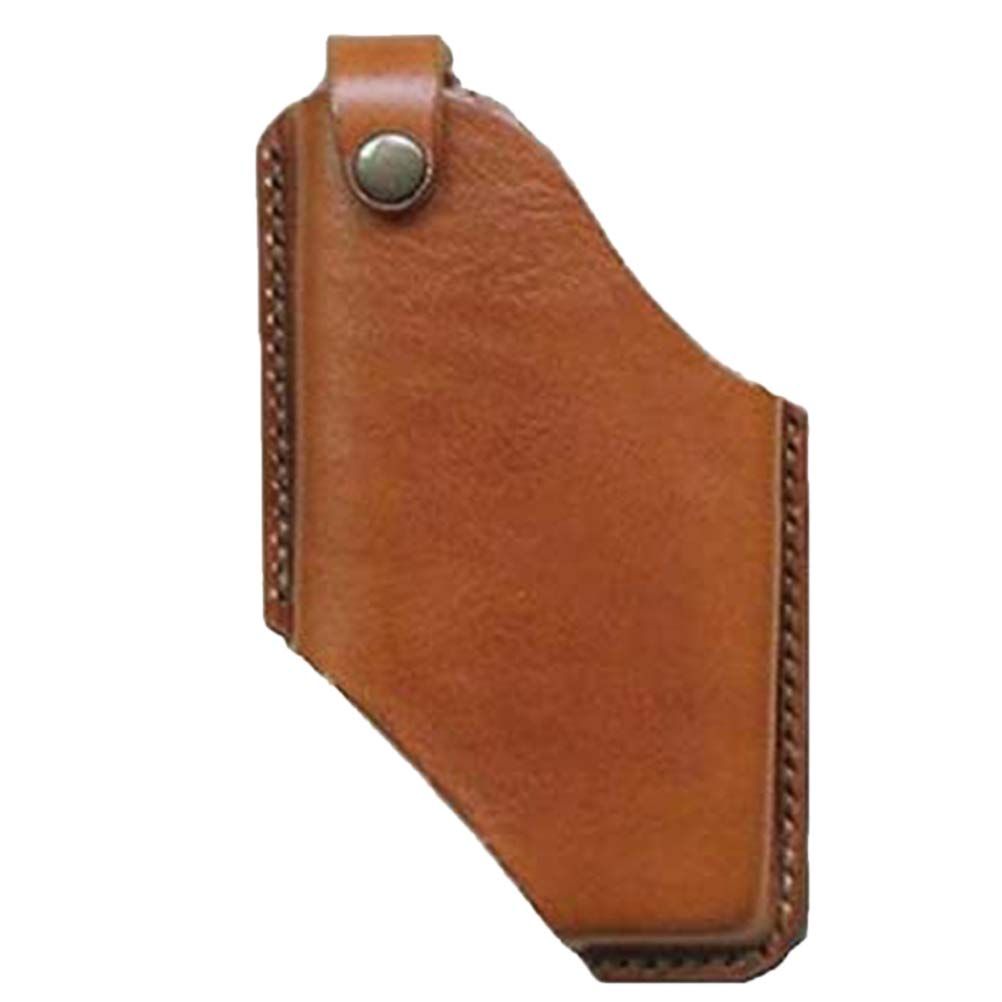 Mobile Phone Belt Pouch, Vintage PU Leather Phone Holster for Walking ， phone protective case(Brown 15*8.5cm)