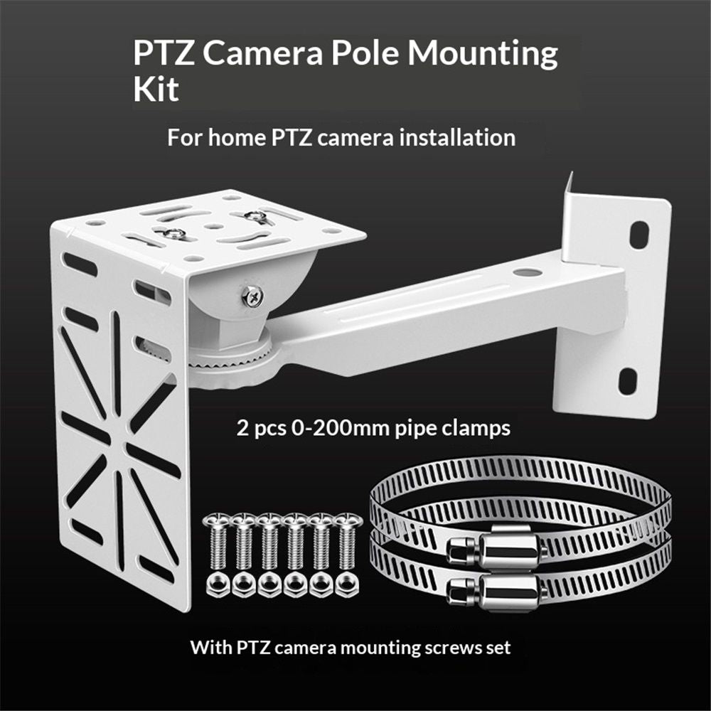 Dome Camera Bracket, Wall Ceiling Mount for Security Dome Cameras, Wall Mount,Corner (Vertical Pole Bracket+Hoop 7.8 in )
