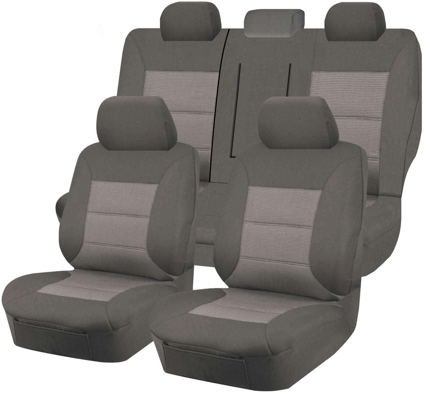 Premium Jacquard Seat Covers - For Mitsubishi Lancer Cj Series Sedan (2011-2015)