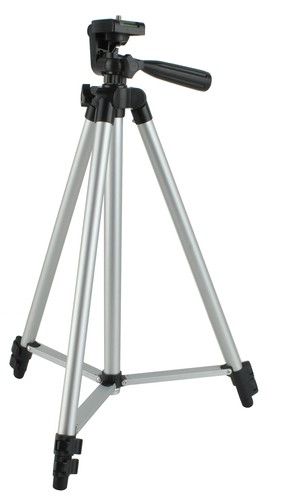 Phone Tripod Black, Mobile Camera Stand & Selfie Stick with Adjustable Height