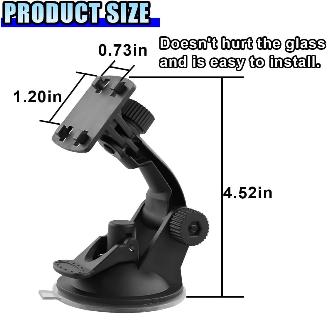Car Backup Camera Monitor Stand,Reverse Camera Monitor Mount with Strong Suction Cups,Adjustable Windshield Mount for Car Truck SUV 4.3" & 5" Backup Camera with Monitor
