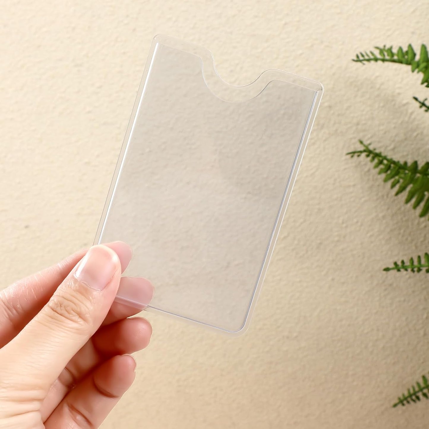 8 Pcs Plastic Credit Card Sleeves for Wallet, Clear Social Security Cards Protector, Waterproof Card Holders Sleeves, Side Loading Protectors for Driver's License, Debit Cards (3.6" x 2.3")