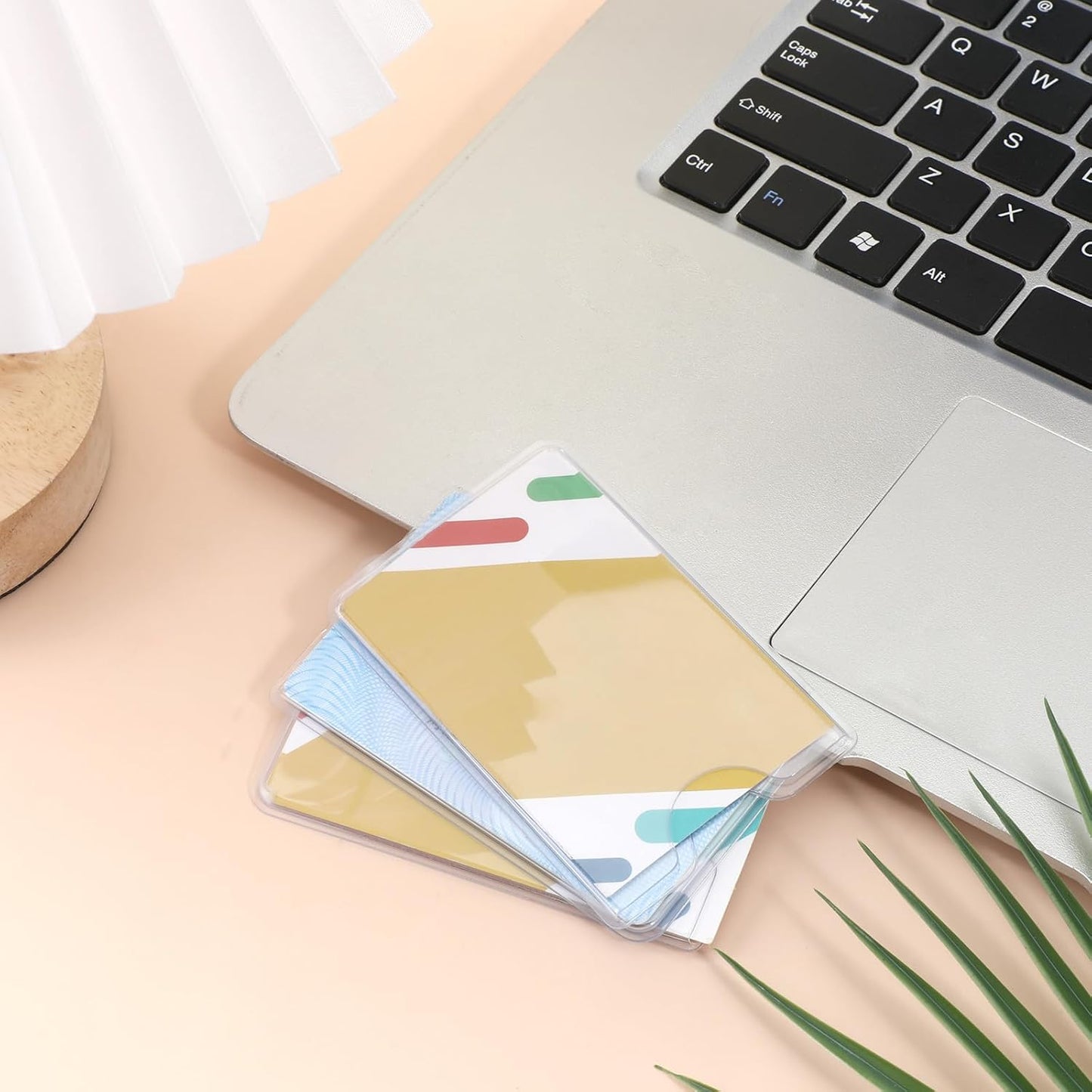8 Pcs Plastic Credit Card Sleeves for Wallet, Clear Social Security Cards Protector, Waterproof Card Holders Sleeves, Side Loading Protectors for Driver's License, Debit Cards (3.6" x 2.3")