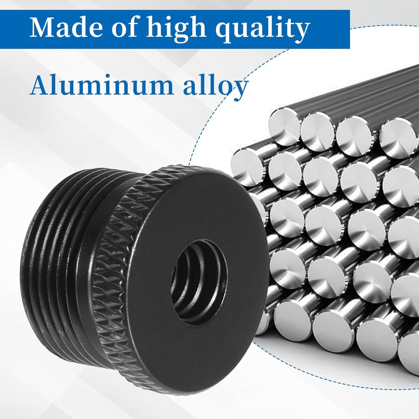 4 Pcs Mic Stand Adapter Microphone Stand Adapter 1/4 Female to 5/8 Male Screw Adapter Thread Tripod Screw Adapter for Microphone Stand Mount to Camera Tripod