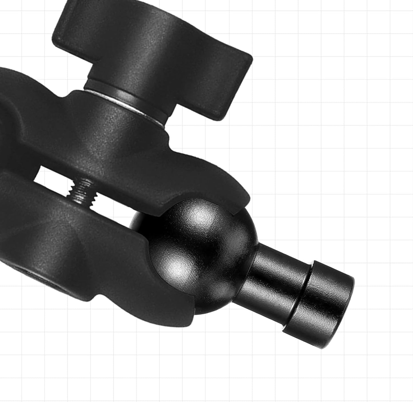 Vin Beauty 17mm Ball Head Mount Aluminum 1/4"-20 Screw Male/Female Adapter for Action Camera Phone Helmet Stand GPS Holder Bracket