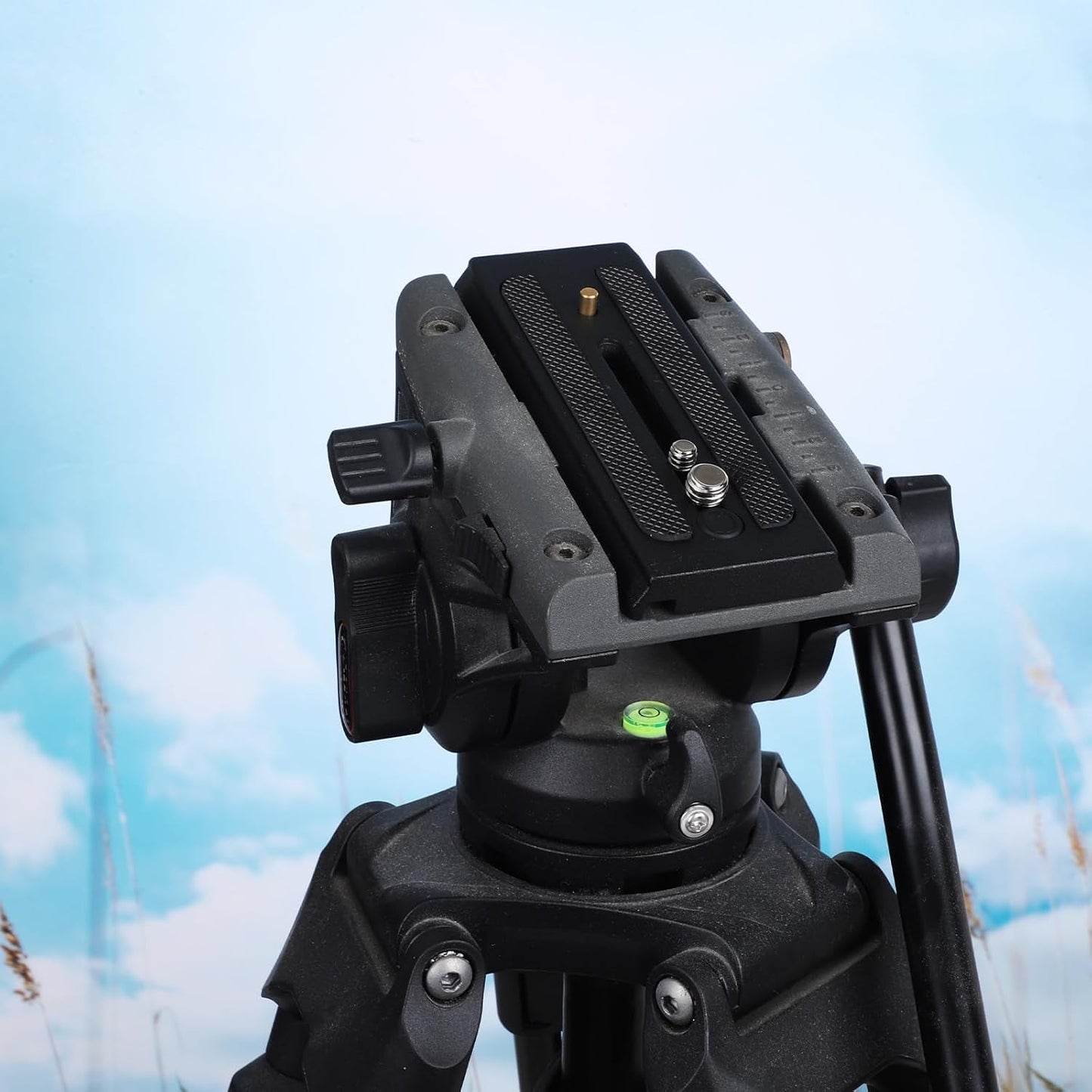 Tripod Quick Release Plate, P200 Quick Release Plate Camera for Tripod, Universal Aluminum Alloy Camera Mounting Base Plates with 1/4" & 3/8" Screws Compatible Connect Adapter for Most Heads
