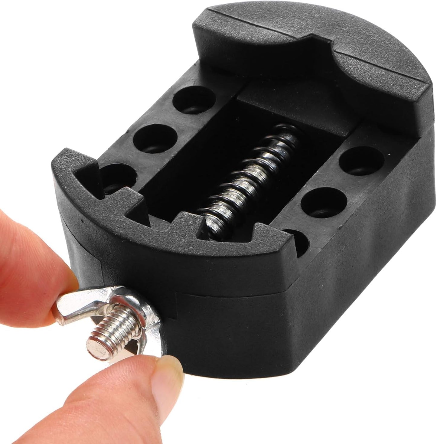 Watch Back Case Cover Remover Holder Tool Adjustable 36mm PE Black