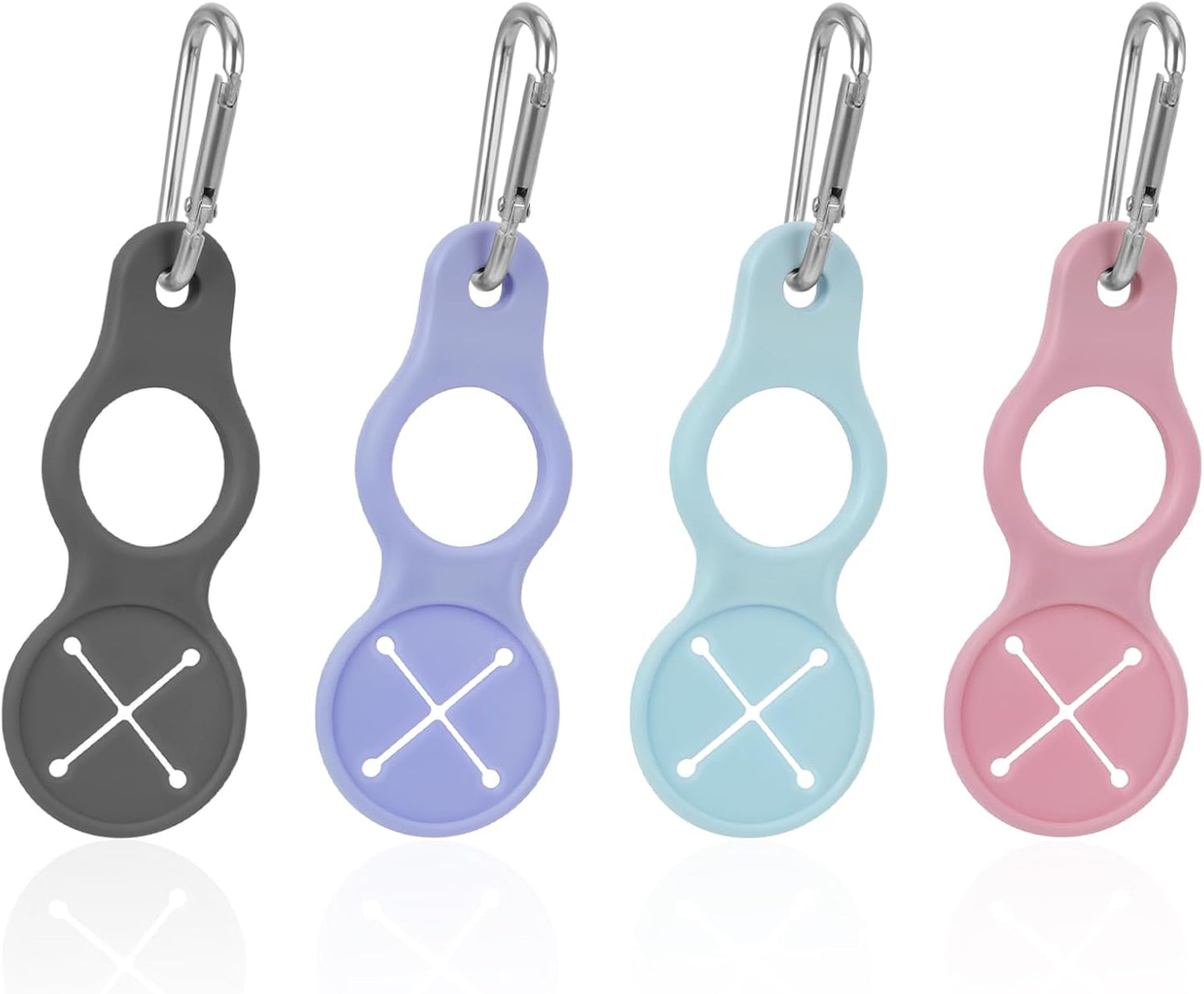 4 Pack Water Bottle Clip with Carabiner Portable Bottle Holder for Backpack Outdoor Hiking Running