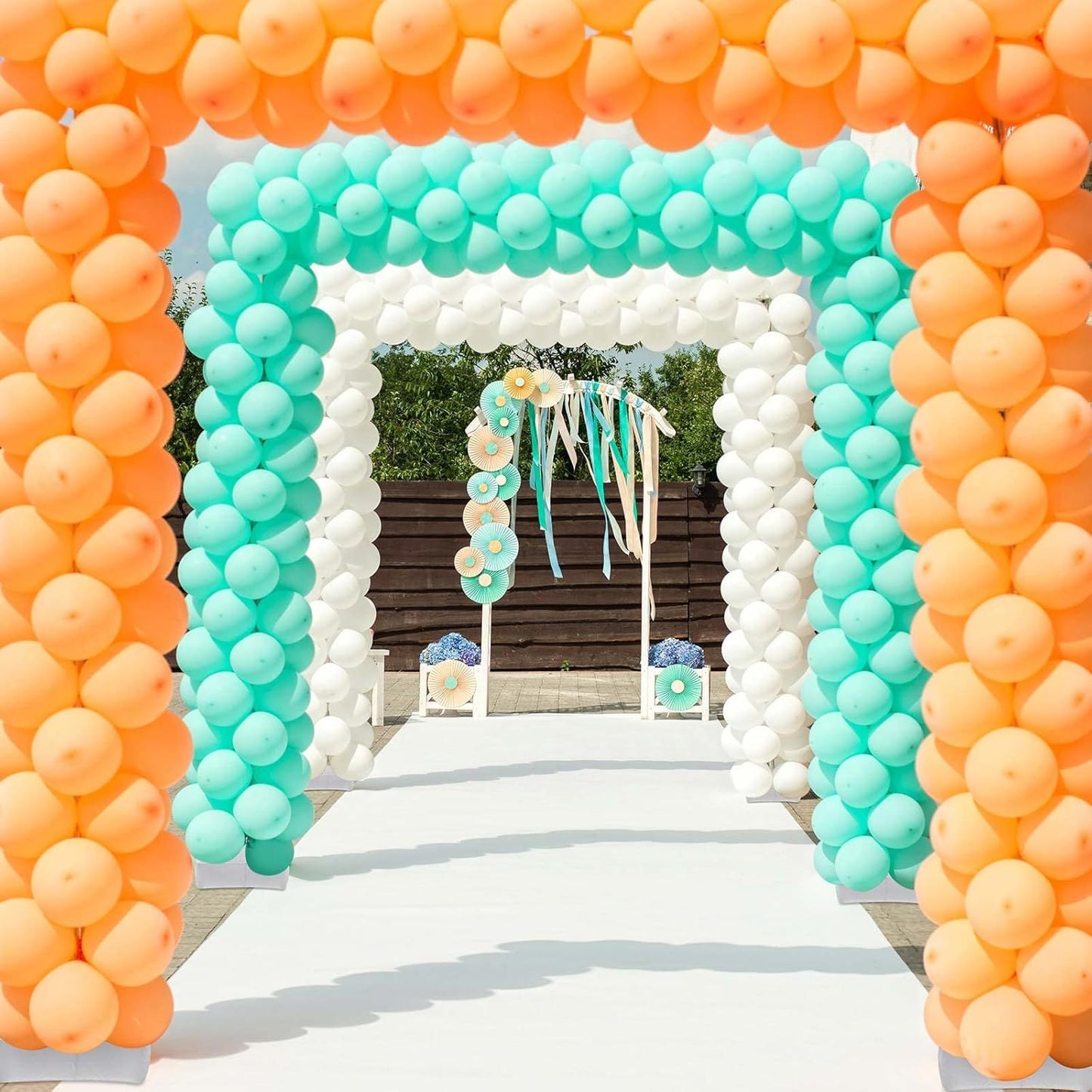 4 Pcs Balloon Arch Stands Base Heavyweight Water Bag for Column Stand and Arch Kit Balloon Stand for Party Wedding Graduation Birthday Decor, White