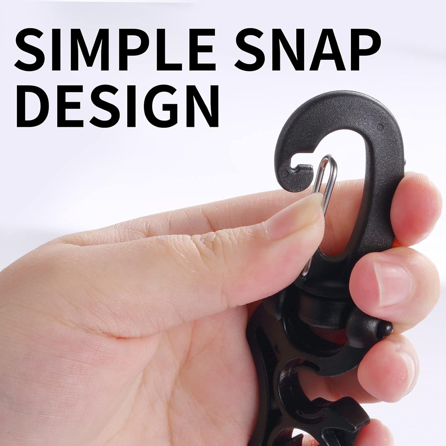 2 Packs Scuba Hose Clip Diving Holder Clip, Double BCD Dive with Snap Hook Buckle for Snorkeling Accessories Select Color