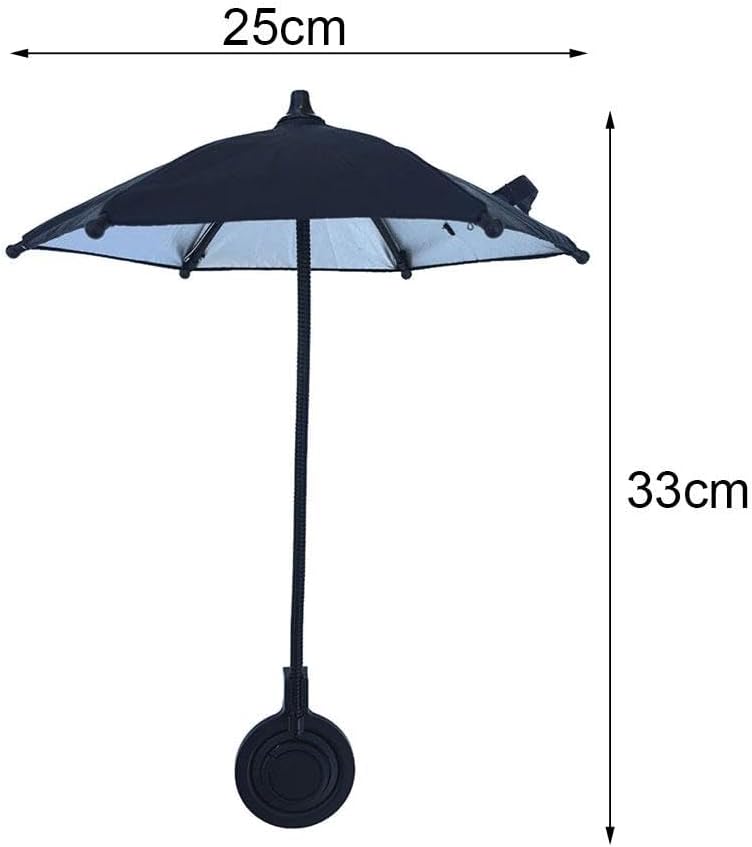 Phone Umbrella for Sun, Adjustable Magnetic Phone Sun Shade Umbrella, Universal Phone Umbrella Sun Blocker Cover Visor for Beach Pool Outdoor