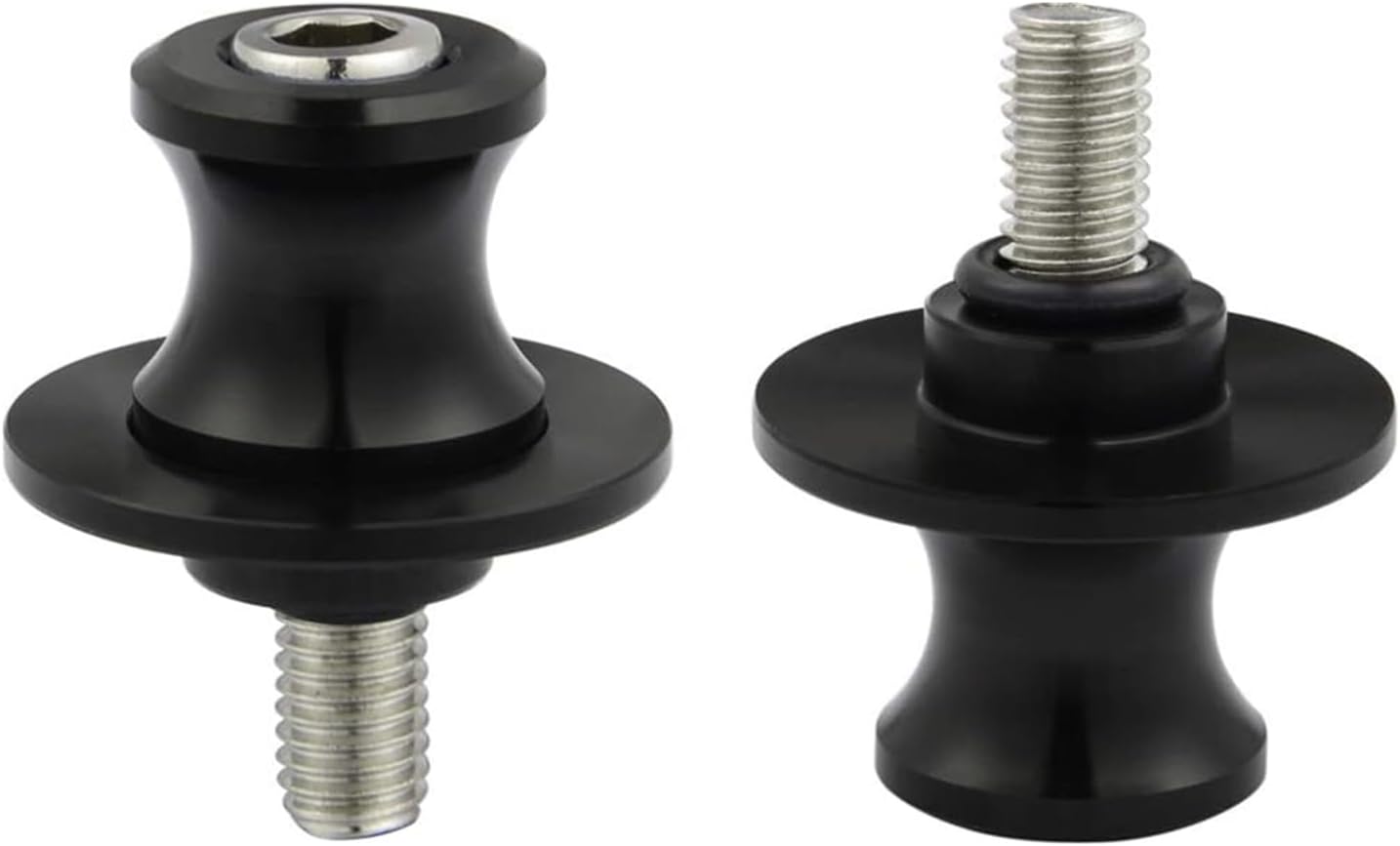 2 PCS Swing Arm Spool, 8/10mm Motorcycle CNC Rear Stand, Swing Arm Spool Sliders Stand Swing arm Bobbins Compatible for Ducati Triumph Honda Kawasaki BMW Suzuki (8MM)