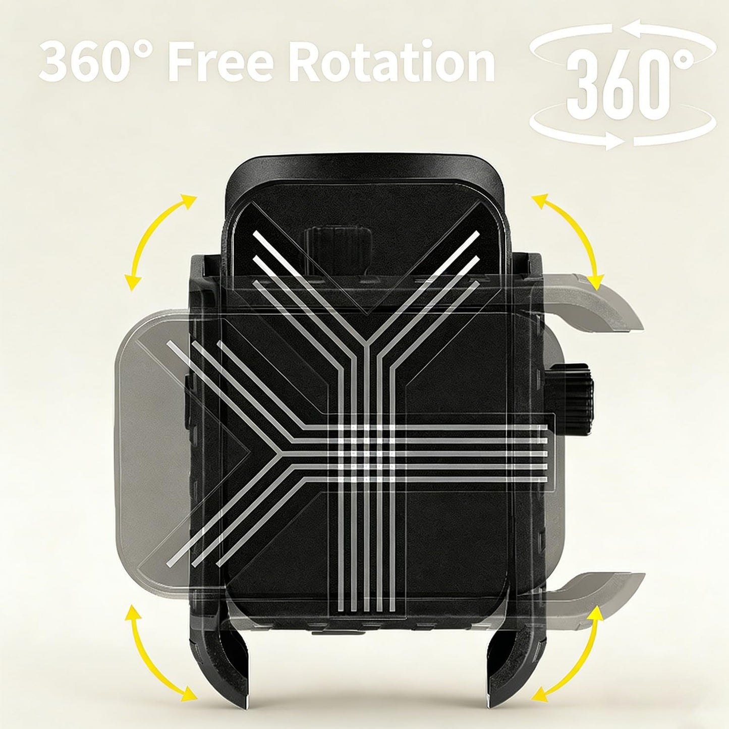 2-in-1 Wrist & Arm Phone Holder, 360° Rotatable Universal Sports Mount for Running Cycling Gym. Compatible 4.7-7.2 in Smartphones, Hands-Free Navigation, Live Streaming Workout