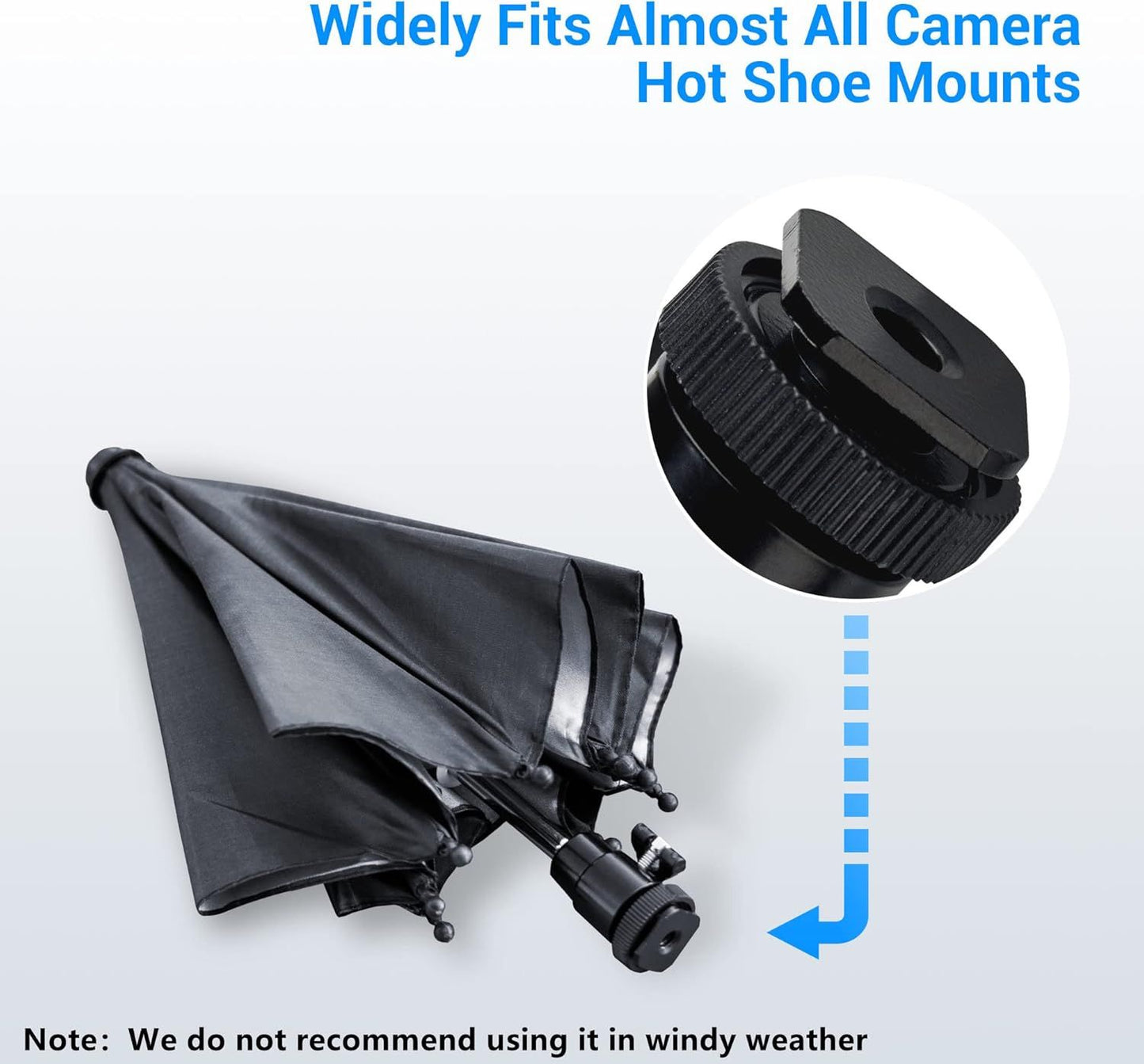 DSLR Mirrorless Camera Hot Shoe Umbrella Rain Cover Protector Sunshade for Canon EOS R100 R50 R8 R7 R10 R3 R6M2 R6V R5 C Rp R Rebel T8i T7 90D A7RVI A7R VI A7RV A7 IV A7S III II Z8 Z9 Z30 Z5 Z6 Z7II