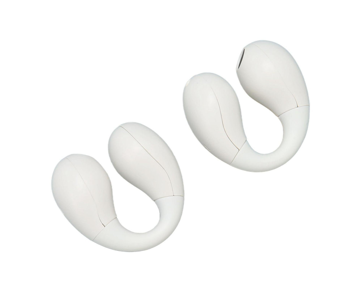Bluetooth Translator Earphone 144 Languages Stereo Clip On Translation Earbuds with Charging Case for Android IOS White