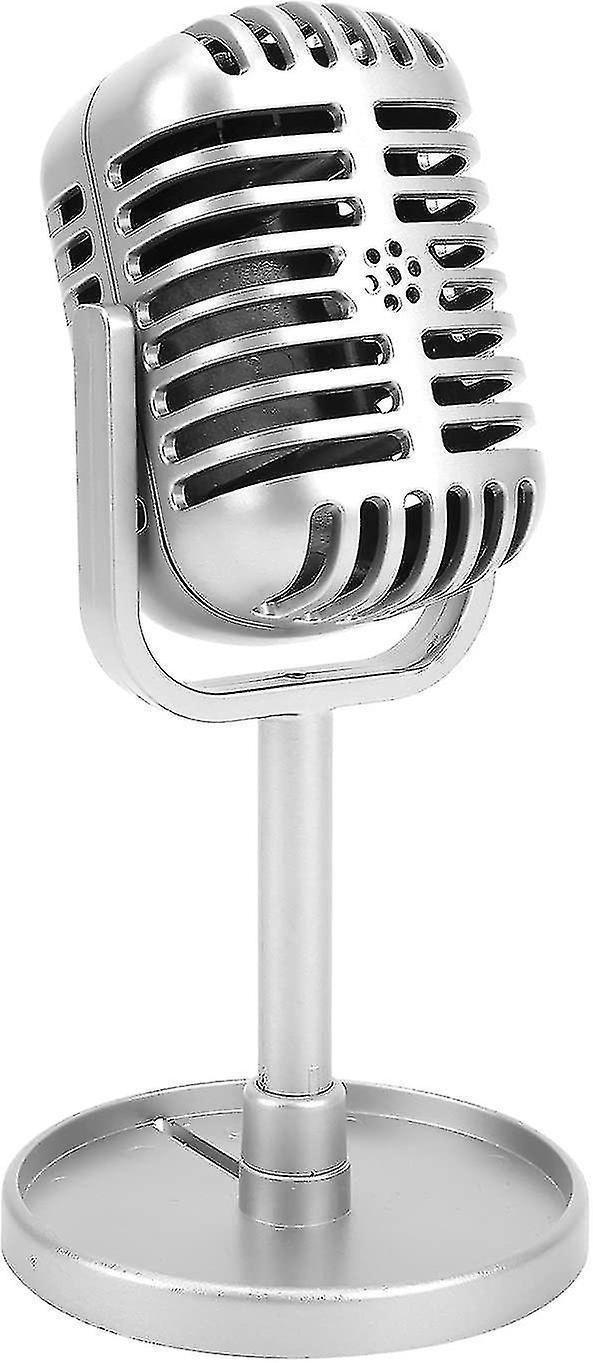 Plastic Fake Microphone Prop - Realistic Mic for Filming or Party Use