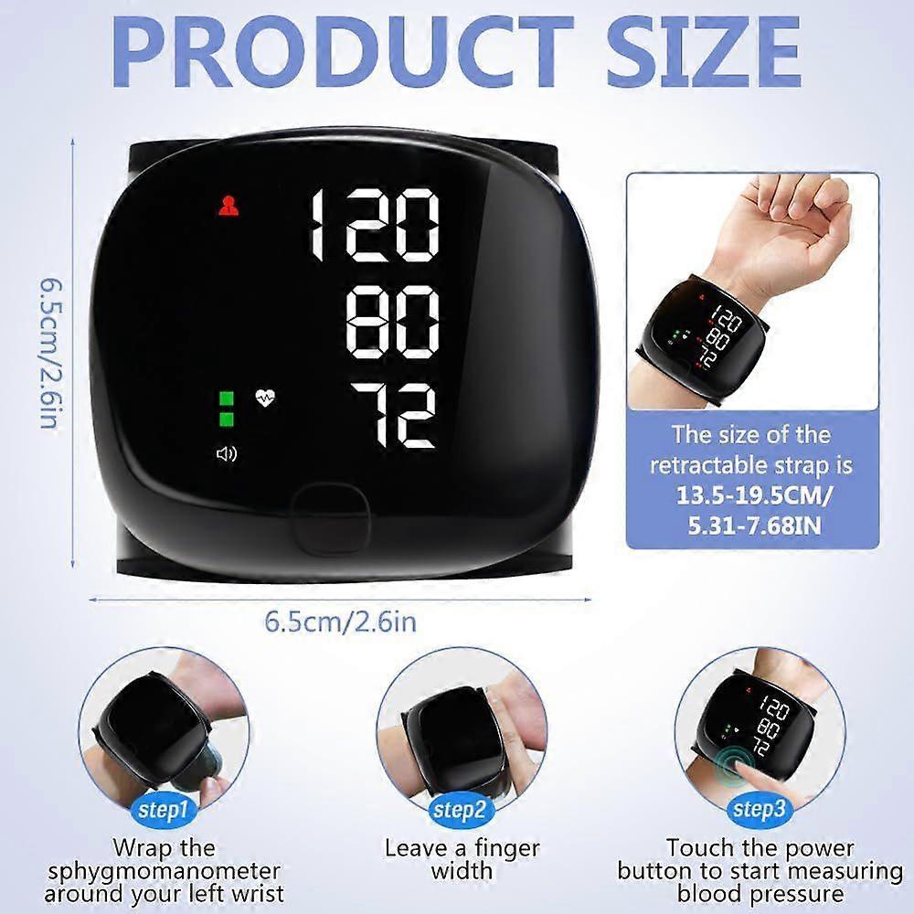 Wrist & Arm Wearable Device with LED Touch Screen