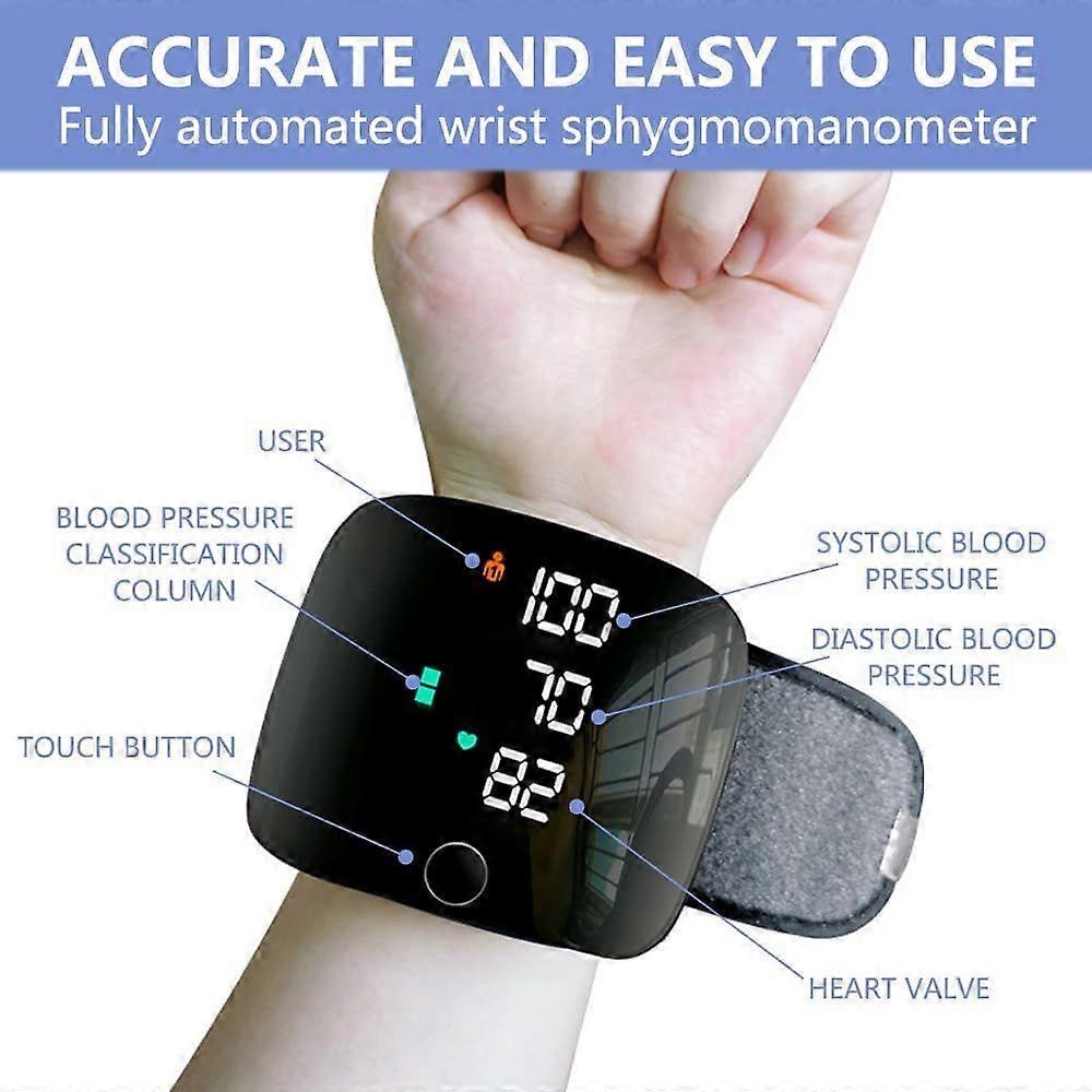 Wrist & Arm Wearable Device with LED Touch Screen