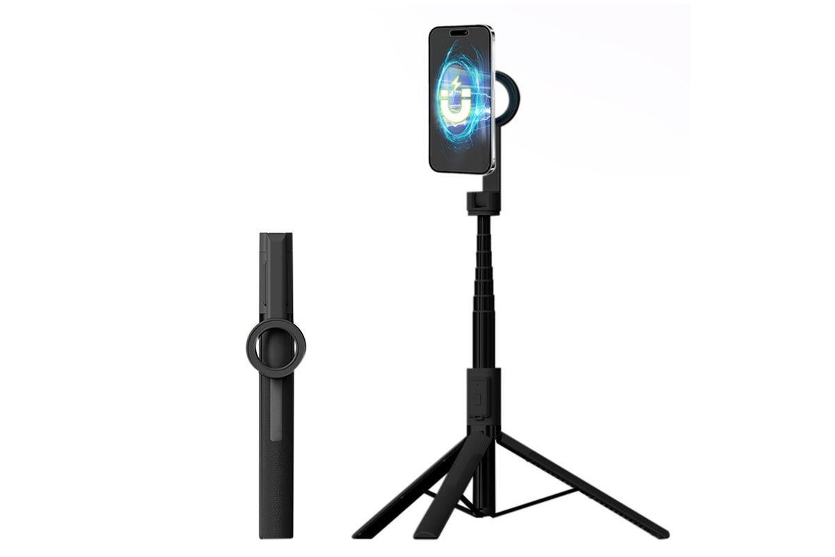 Selfie Stick Tripod 360-degree Rotatable Tripod for iPhone Android - Black