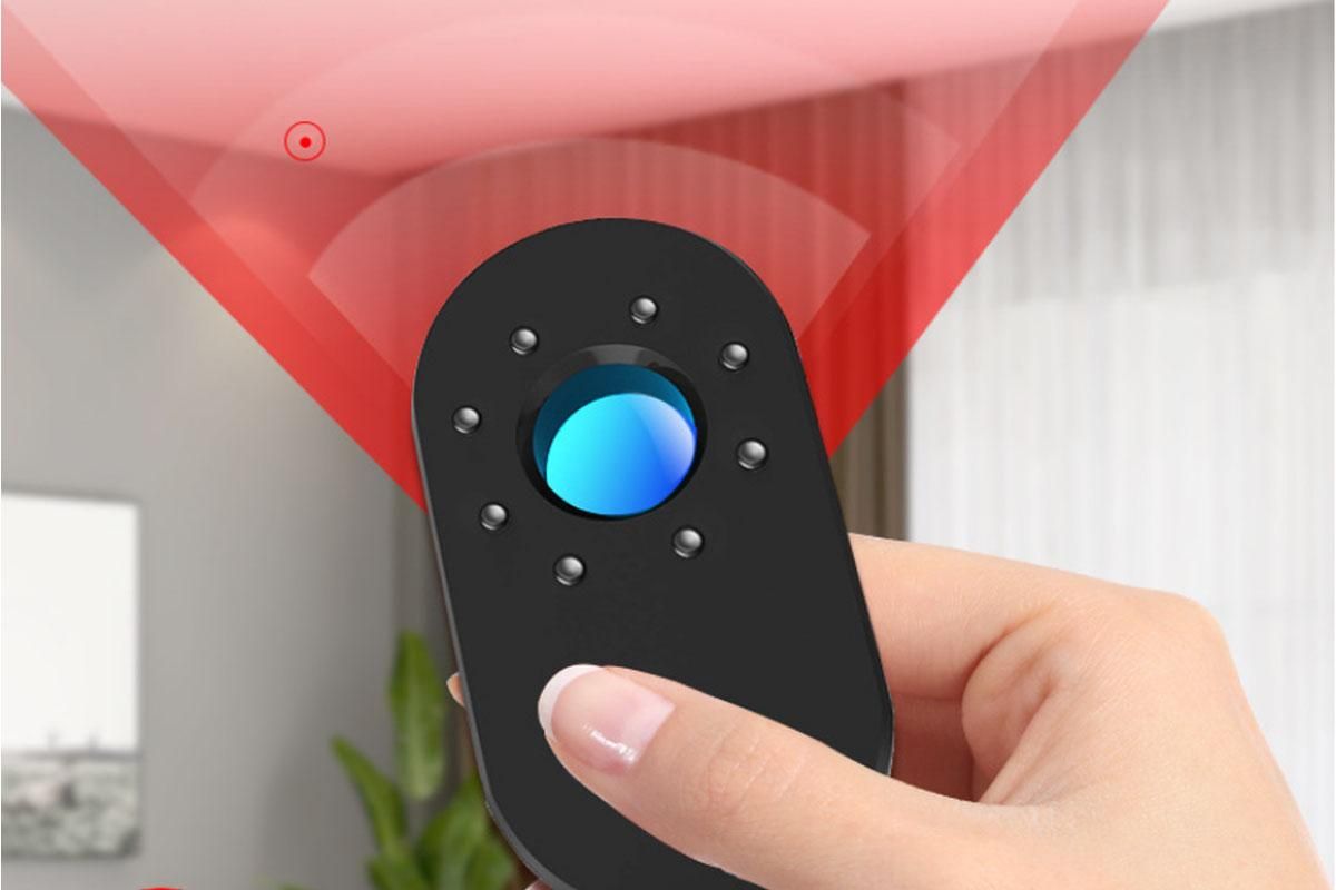Anti-Spy Camera Detector Portable Pinhole Lens Detect Gadget Anti-Peeping Security Protection Bug Detector