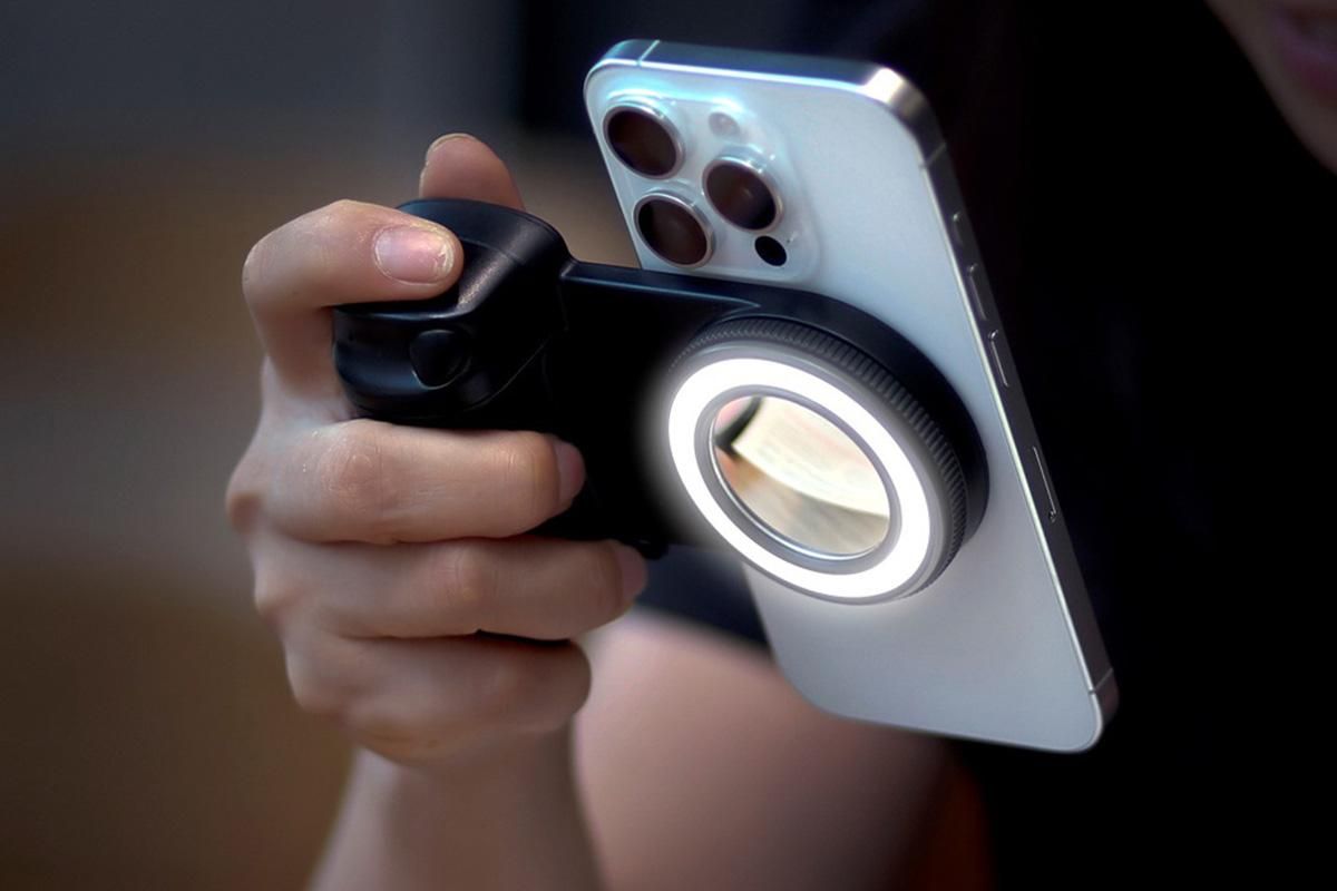 Magsafe Phone Camera Shutter Grip With Bluetooth Remote For iPhone Android